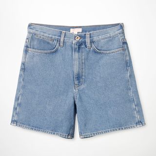 Cos Relaxed-Fit Denim Shorts