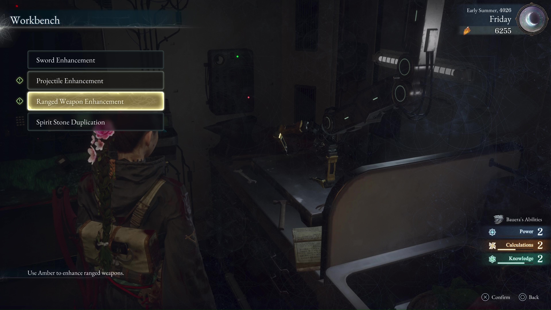 The Cleanse Walker workbench, used for weapon enhancements in Beast of Reincarnation