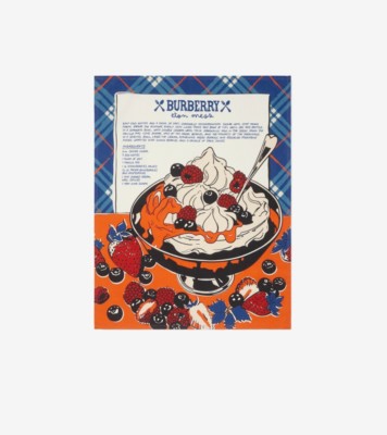 Recipe Tea Towel Set in Knight | Burberry&amp;reg; Official