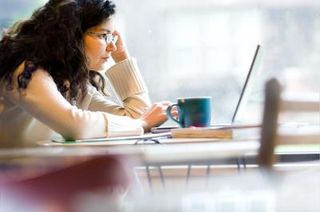 girl studying