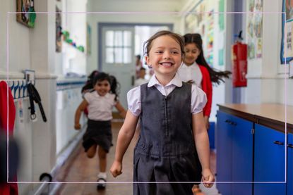 Child going to school