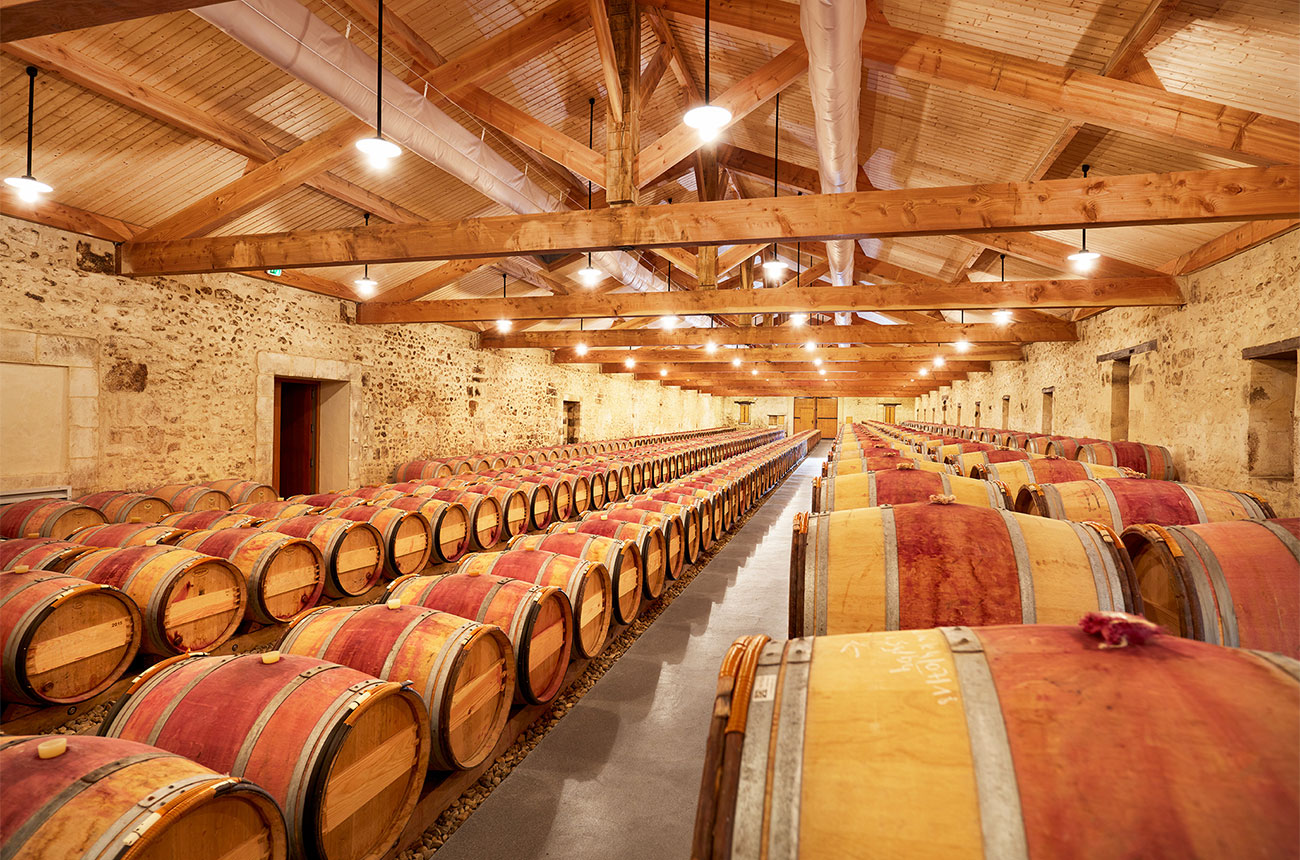 Mauvesin Barton cellar