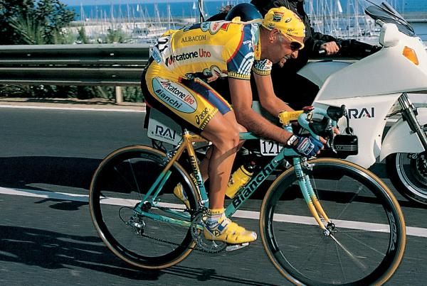 Marco Pantani was one of Bianchi's main-men in the 1990s