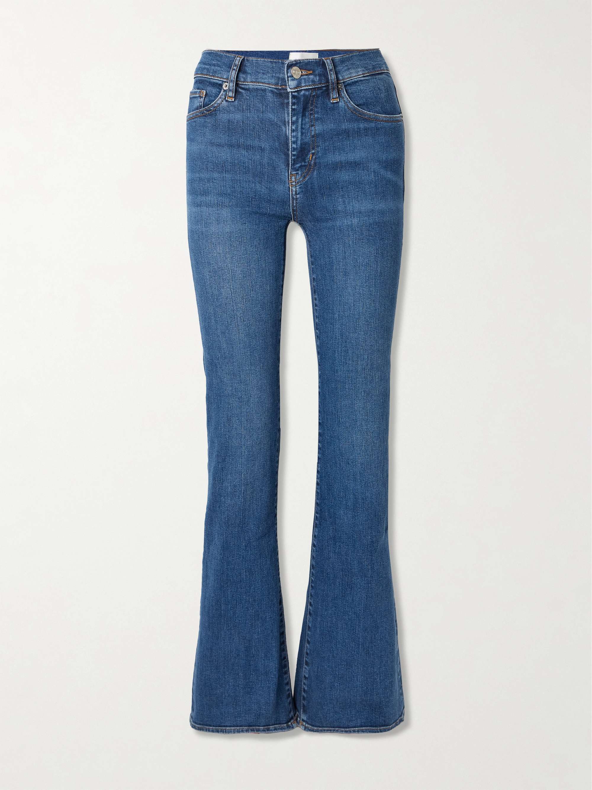 The Icon Long Mid-Rise Flared Jeans