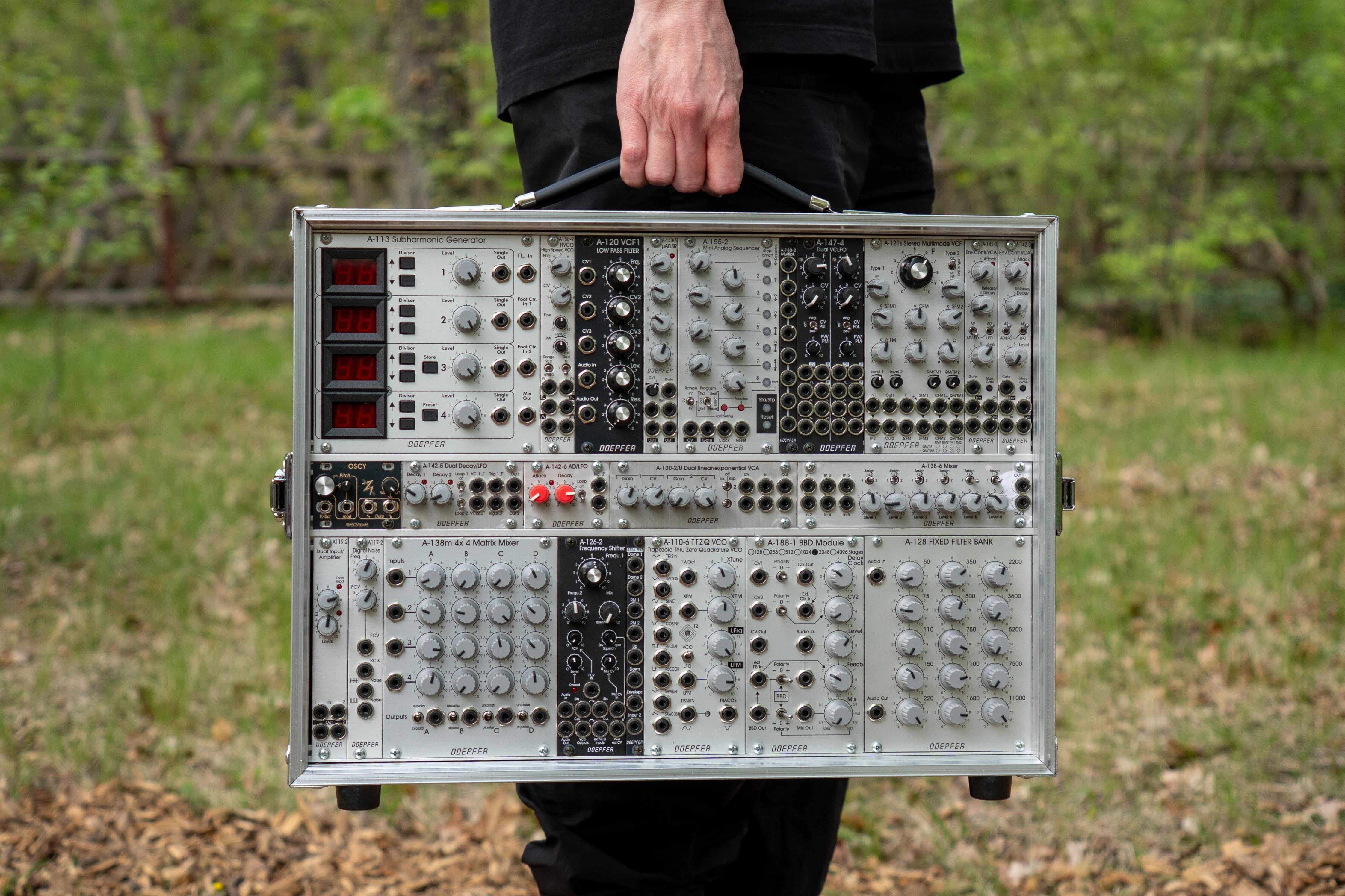 Doepfer 1U modules and P7 case