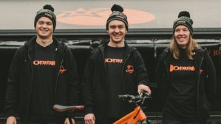 The Orange Factory Race team 2023 roster line up with new Switch 7 enduro mountain bike