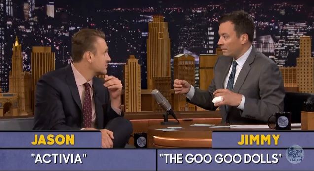 Jason Segel and Jimmy Fallon.