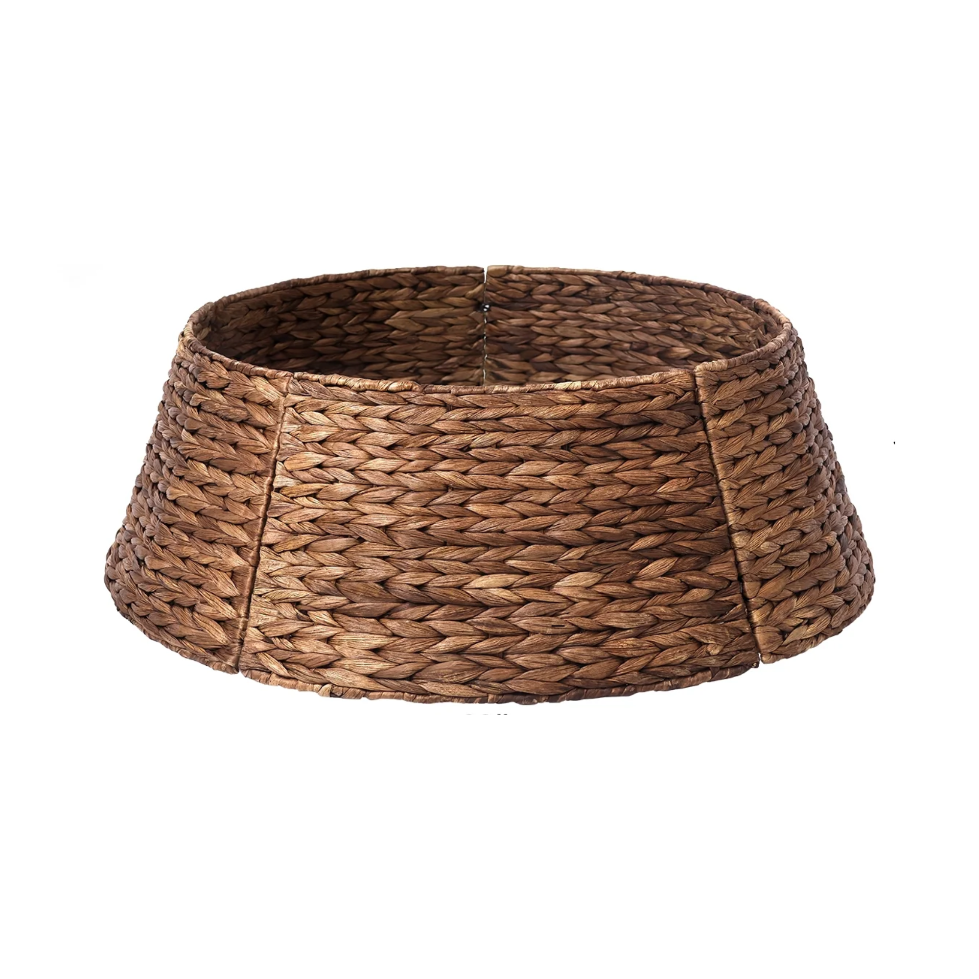 a dark woven tree collar