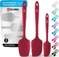 DI ORO 3-Piece Silicone Spatula Set