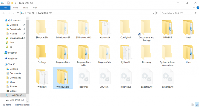 How to Delete the Windows old Folder in Windows 10 Laptop Mag