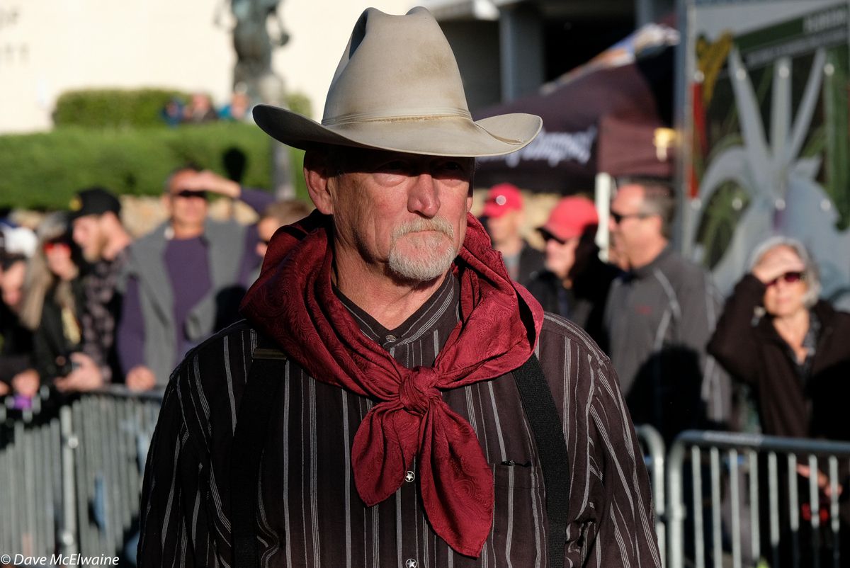 The race was started by western characters firing shotguns and six shooters