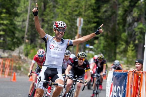 Francisco Mancebo (Competitive Cyclist) takes the win after a last-minute attack.