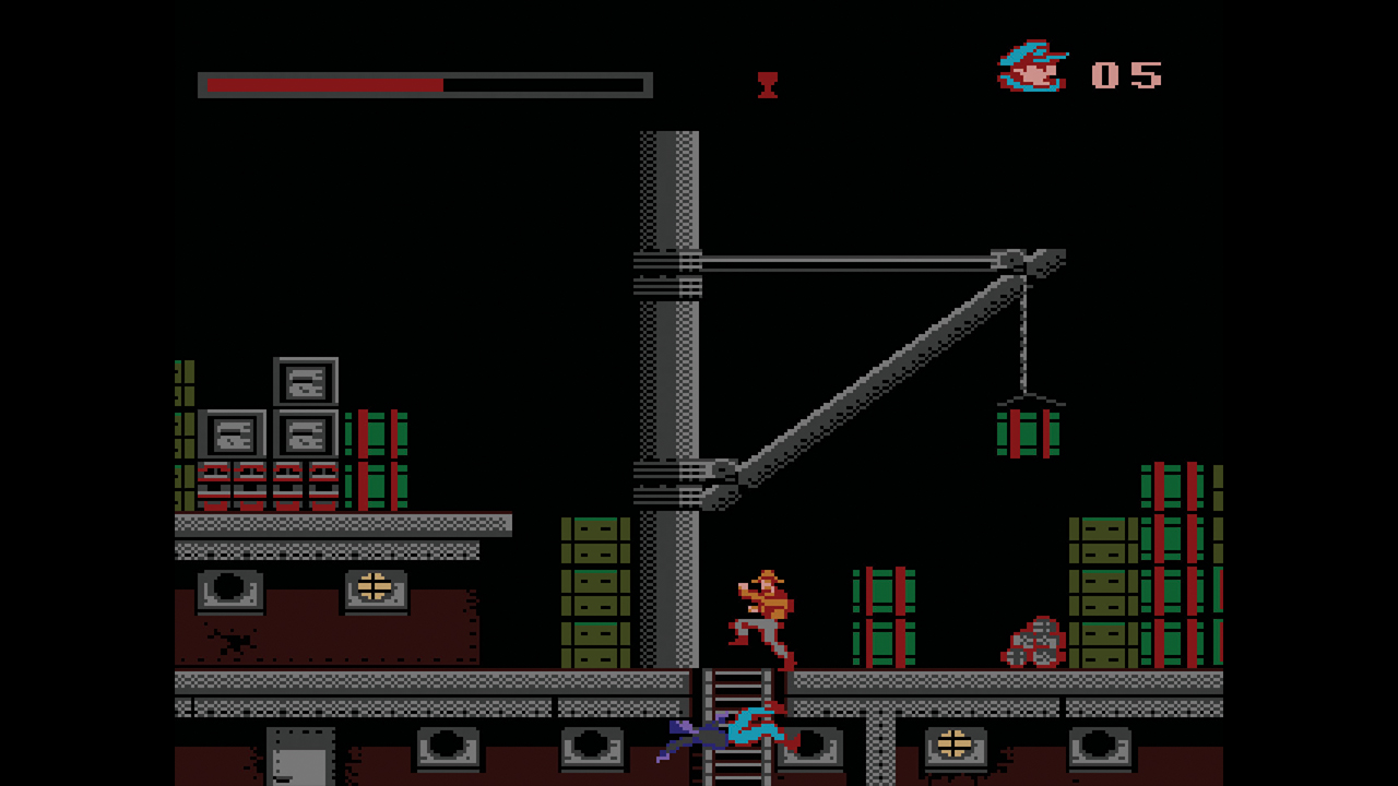 Indy runs across a cargo ship in Indiana Jones and the Last Crusade for the NES - from Retro Gamer magazine