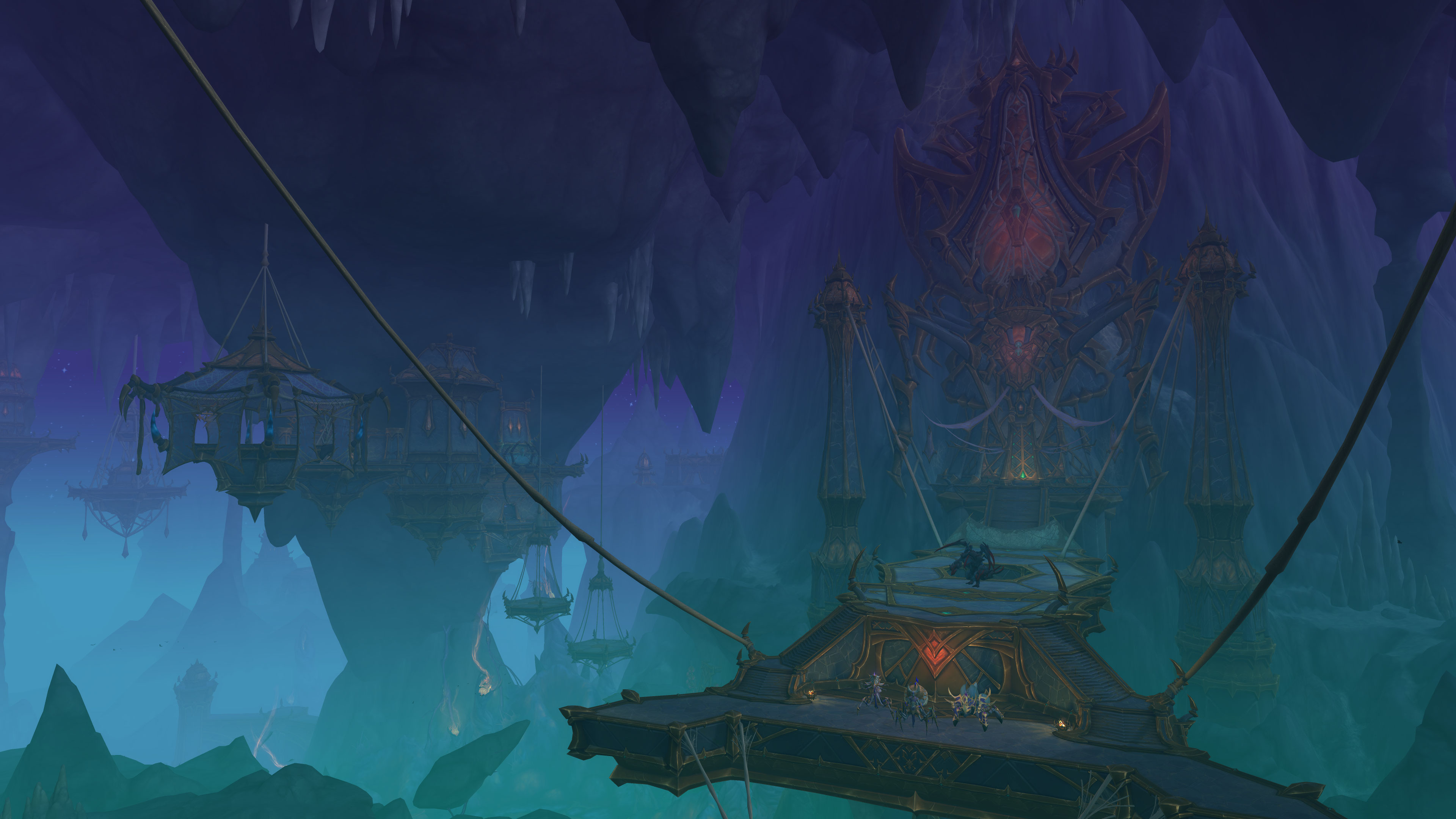 An underground zone in World of Warcraft: The War Within