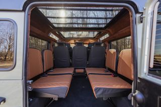 A nine-seater Land Rover Defender by Helderburg