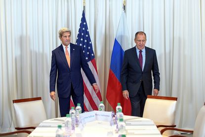 Secretary of State John Kerry and Russian Foreign Minister Sergei Lavrov