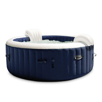 Intex 28431E PureSpa Plus 85" x 28" 6 Person Outdoor Portable Inflatable Round Hot Tub | $949.99