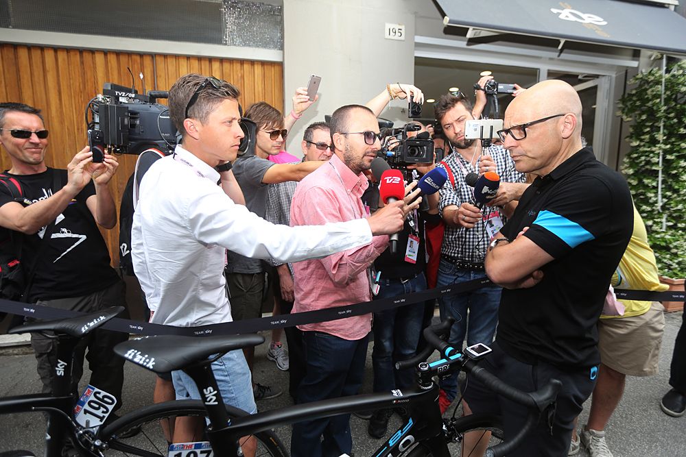 David Brailsford answers questions
