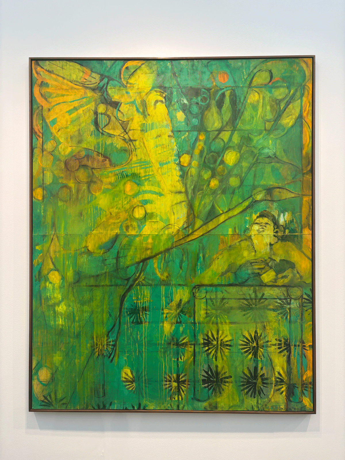 green painting