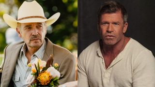 From left to right: Billy Bob Thornton in Landman and Taylor Sheridan in The Road. 