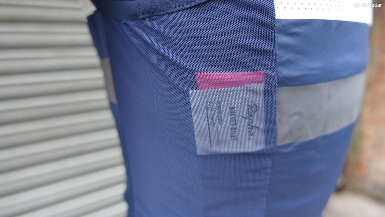 The side panelling of the gilet is also a breathable mesh