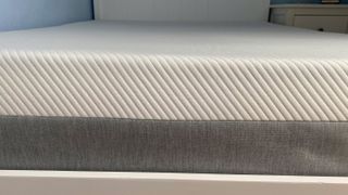 The side of the Hypnia Supreme Memory Mattress
