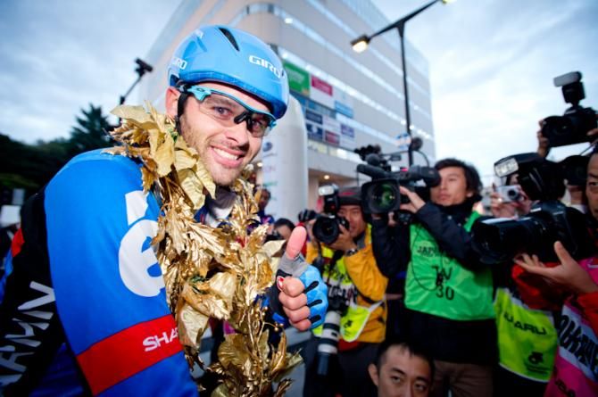 The race winner, Steele Von Hoff (Garmin - Sharp)