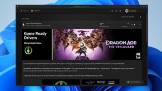 Nvidia GeForce Game Ready Driver 566.03 download page