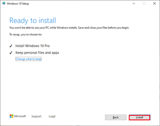 ISO file upgrade to Windows 10 November 2021 Update