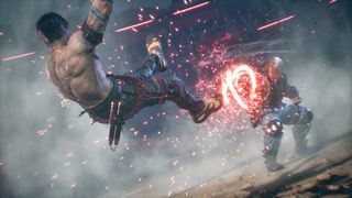 Tekken 8 screenshot showing electric 3D fighting