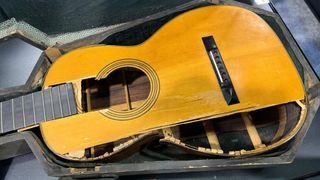 The Martin guitar Kurt Russell destroyed