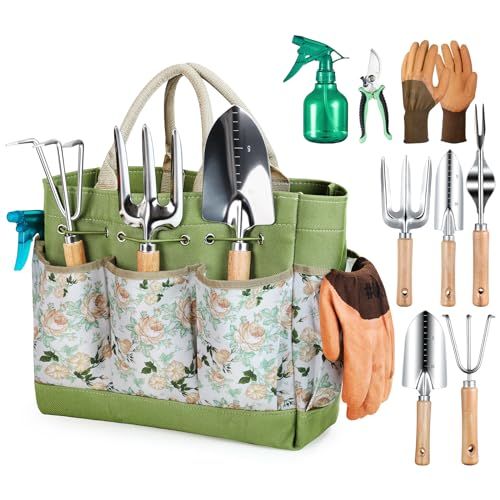 9-Piece Heavy Duty Garden Hand Tools