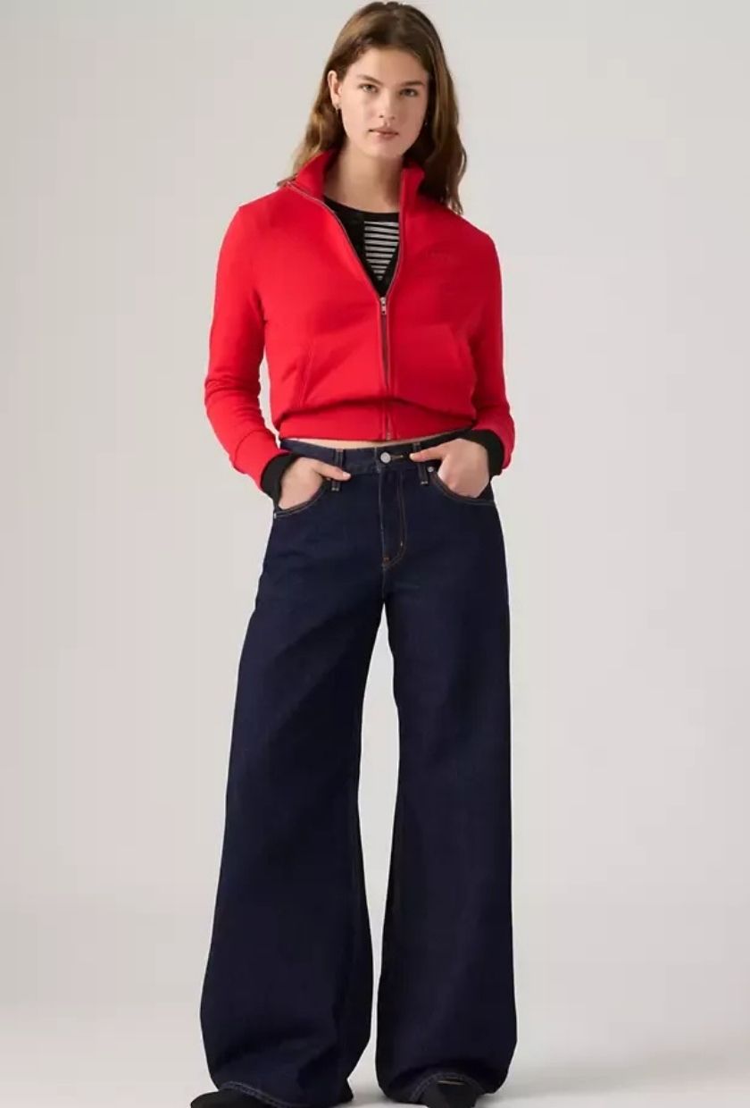 levi, Teardrop Wide Leg Jeans