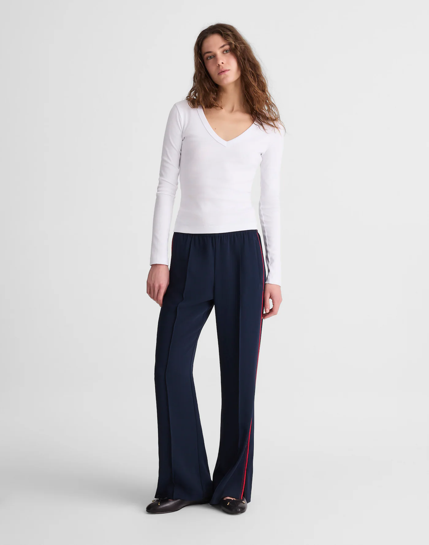 Pull-On Bootcut Track Pant