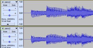 How to convert a stereo audio file to mono using Audacity