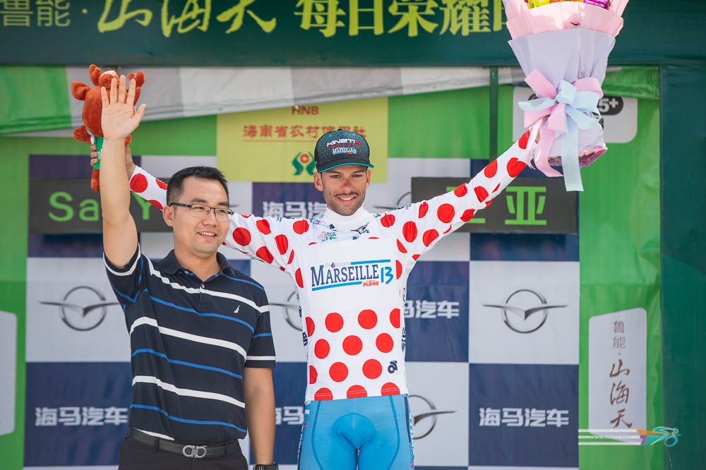 Julien El Far&egrave;s (Marseille 13-KTM) pulled on the polka-dot jersey