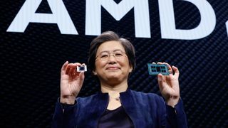 AMD&#039;s CEO Lisa Su at CES 2020