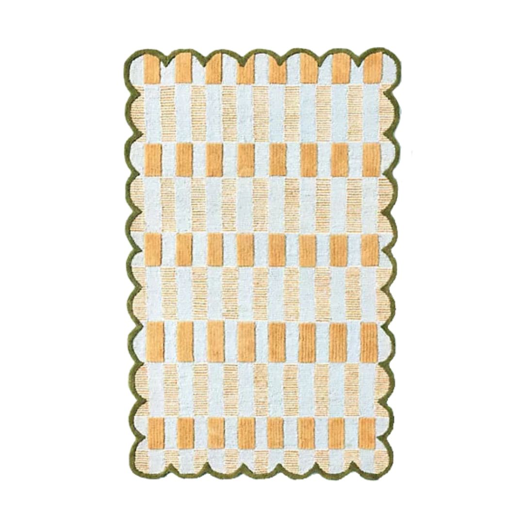 Anthropologie Matilda Goad & Co. Scallop Rug