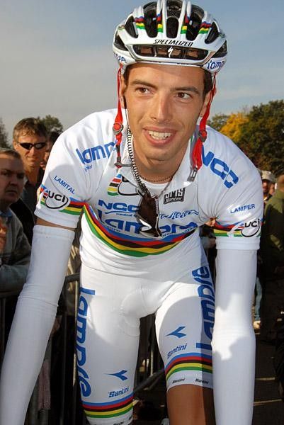 Ballan all smiles before the start