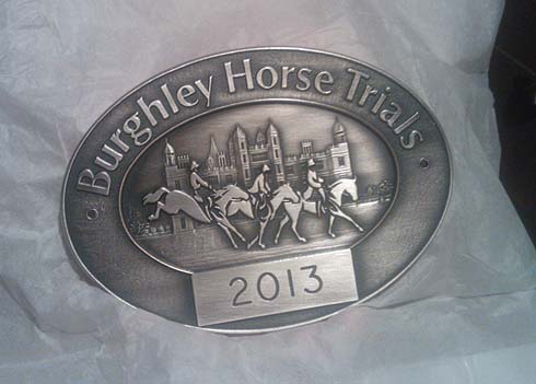 Burghley plaque