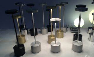 Modern desk lamps in different shades