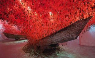 Monograph gets under the skin of installation artist Chiharu Shiota