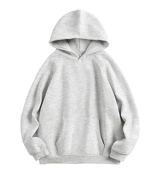 Hoodie Besar Abu-abu