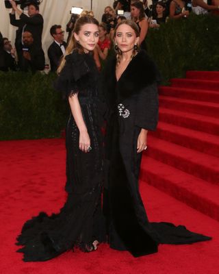 Actors Mary-Kate and Ashley Olsen attend "China: Through the Looking Glass", the 2015 Costume Institute Gala, at Metropolitan Museum of Art on May 4, 2015 in New York City