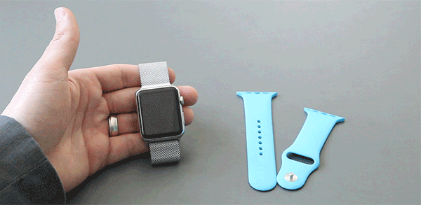 How easy is it to change the apple watch band How To Change Out Your Apple Watch Band Cult Of Mac