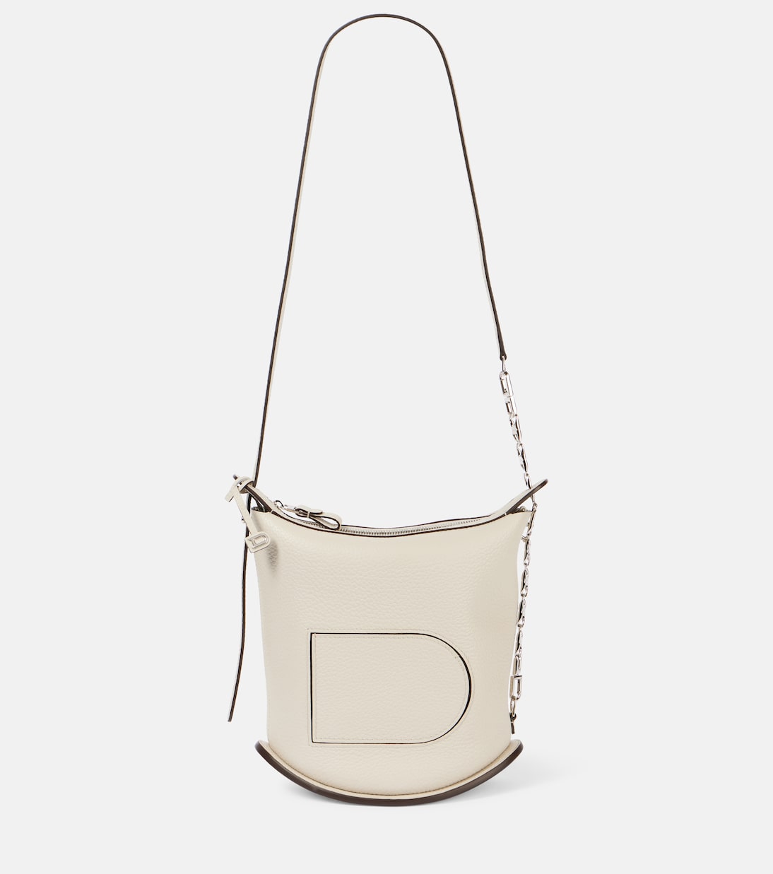 Pin Twist Small Leather Shoulder Bag