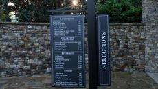 Menu selections at The Masters 