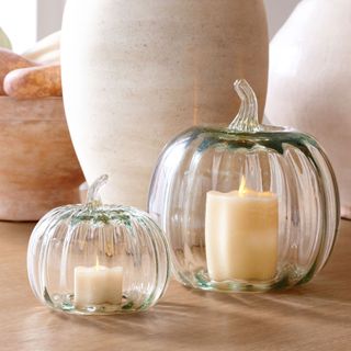 Pumpkin Recycled Glass Cloches