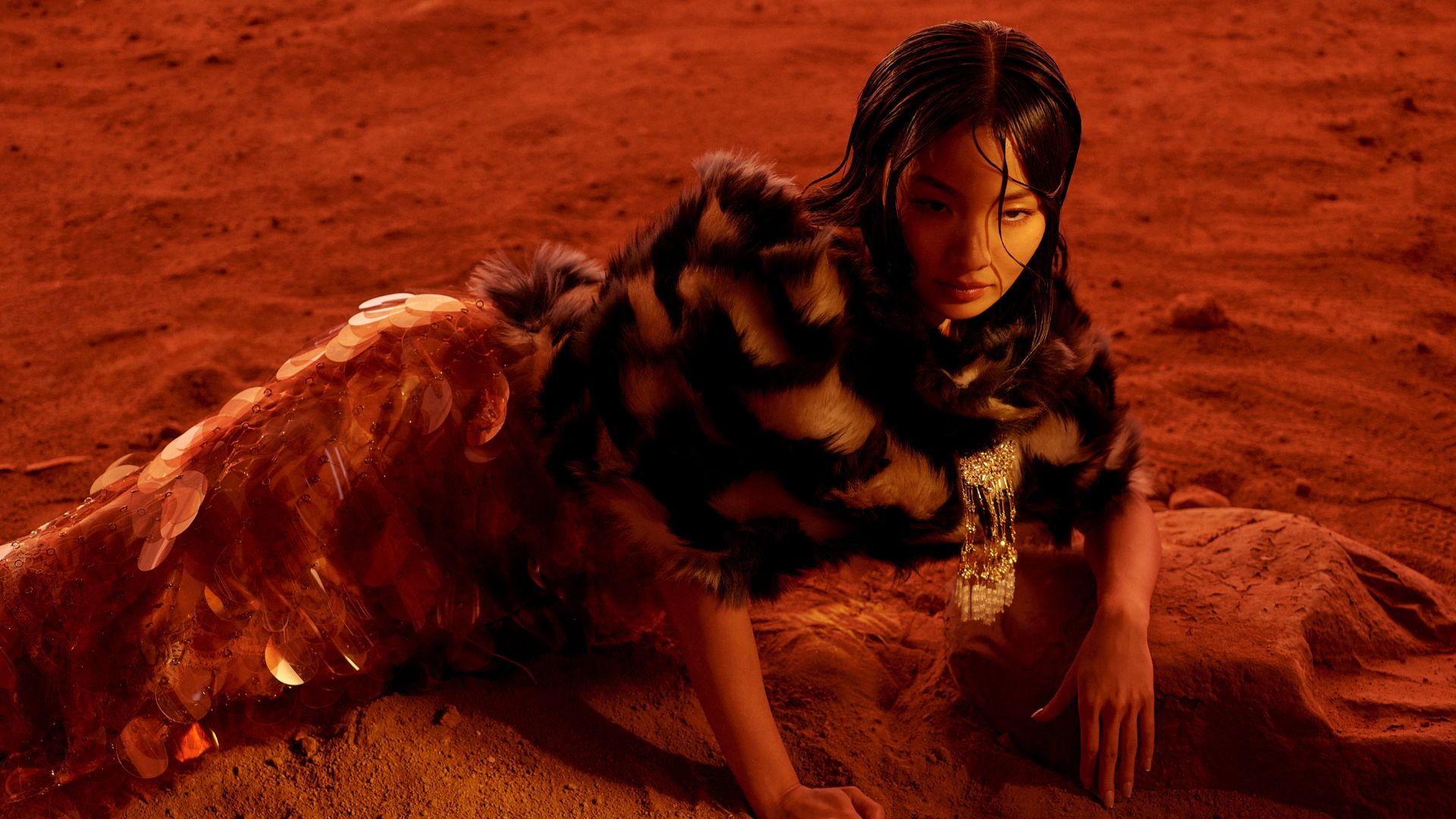 Anna Sawai poses for Marie Claire's latest cover story
