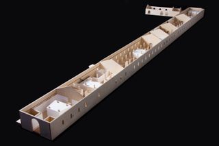 Architectural model of the Arsenale exhibition design